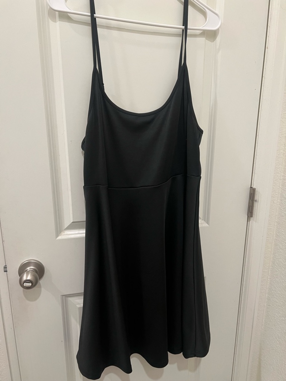 Black Spaghetti Strap Dress. Never worn but tags have been cut off.